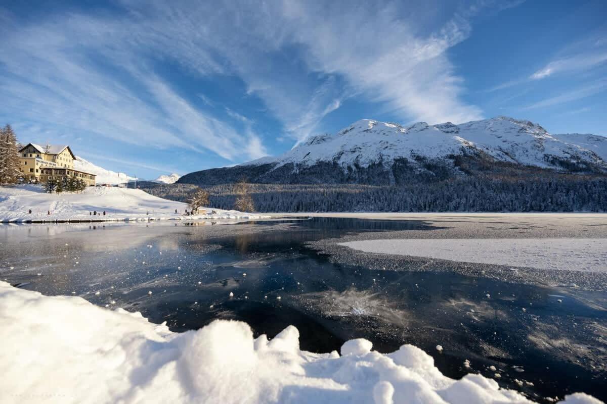 Charming Apartment In St Moritz ภายนอก รูปภาพ