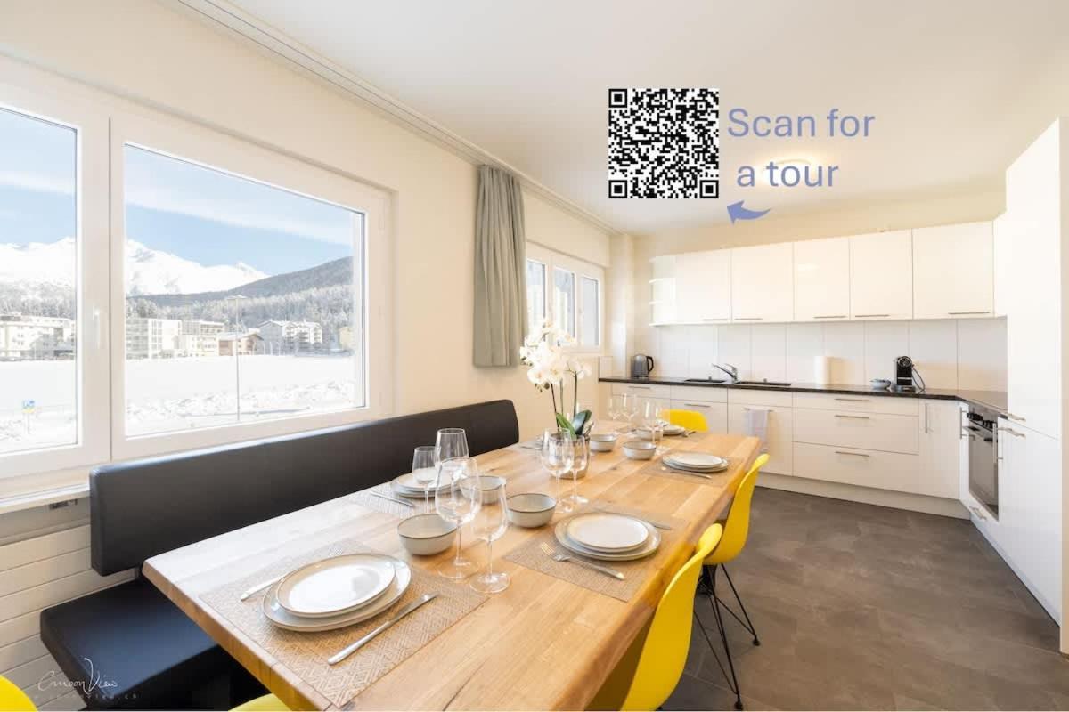 Charming Apartment In St Moritz ภายนอก รูปภาพ